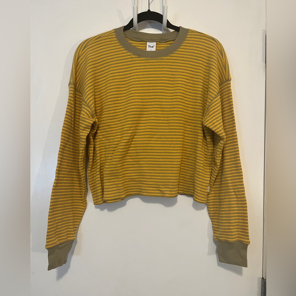 TNA long sleeve waffle shirt from Aritzia | never worn
